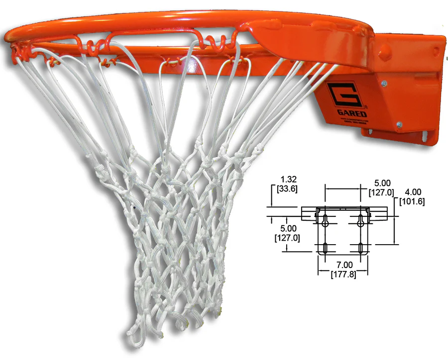 Cerceau de basketball à ressort collégial