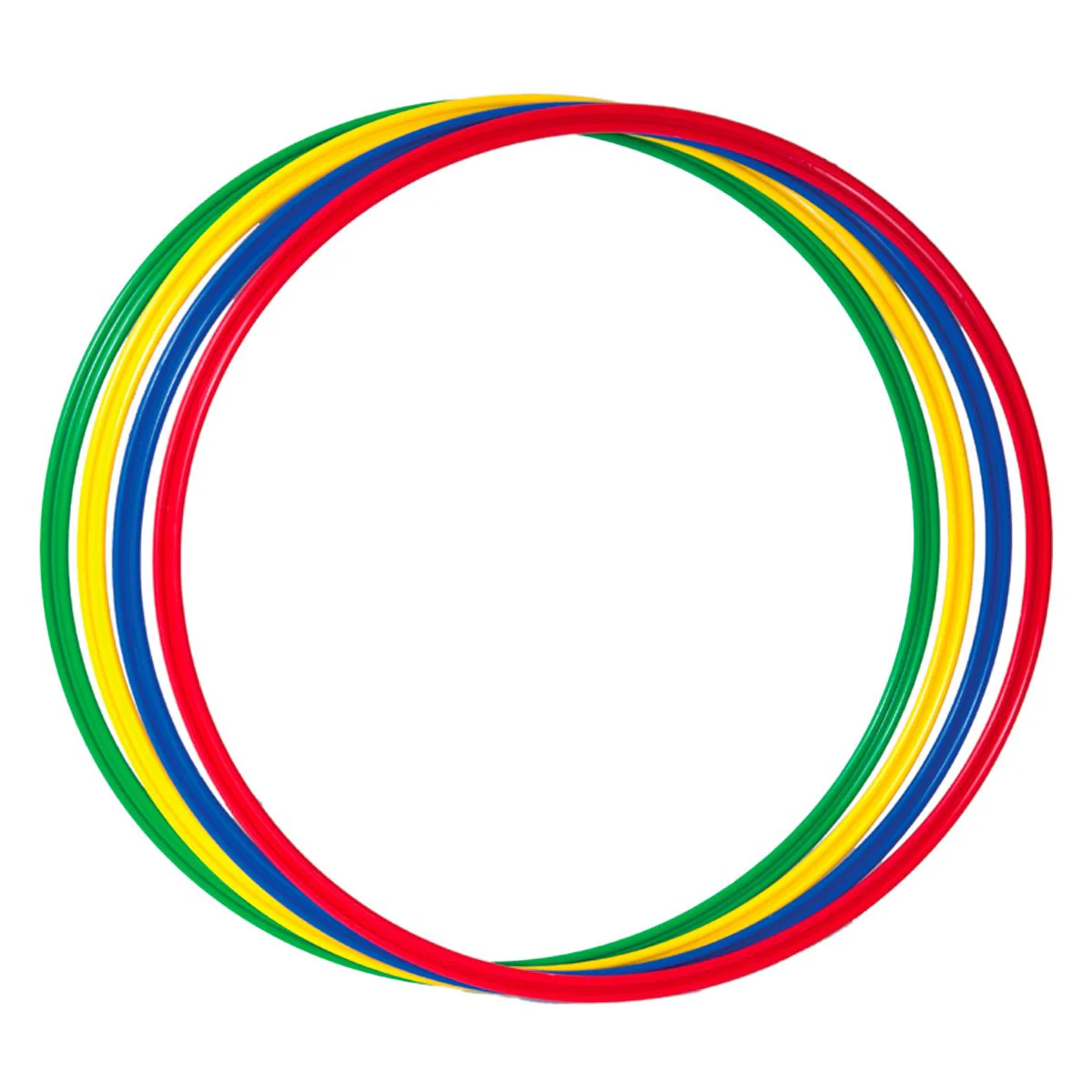 Ensemble de cerceaux plats multicolores