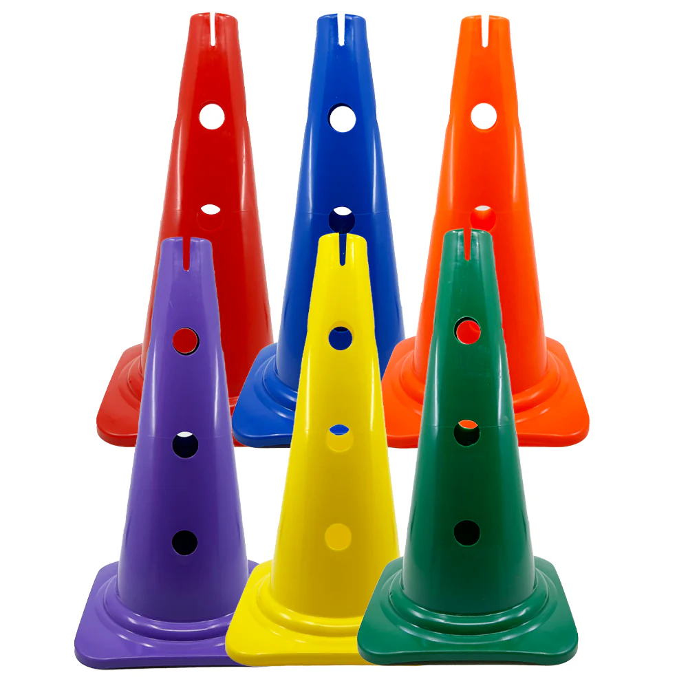 Ensemble de cones perforés en plastique - Image 2