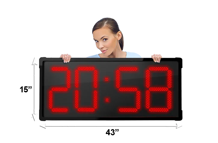 Horloge murale numérique LED à l'épreuve de l'eau - Image 2