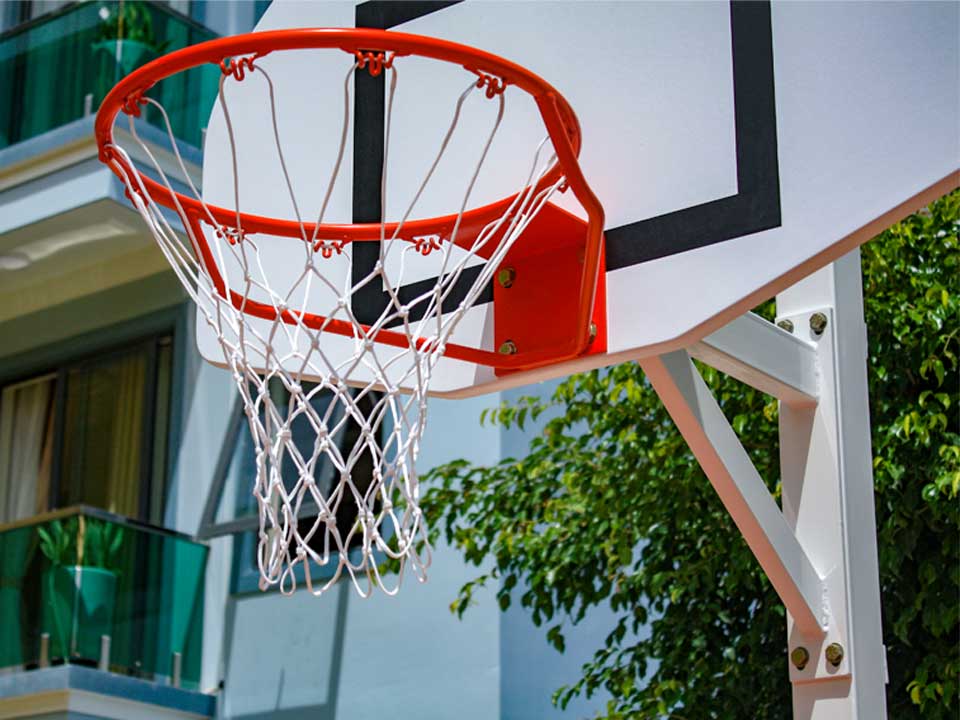 Panier de basketball sur plaque - Image 5