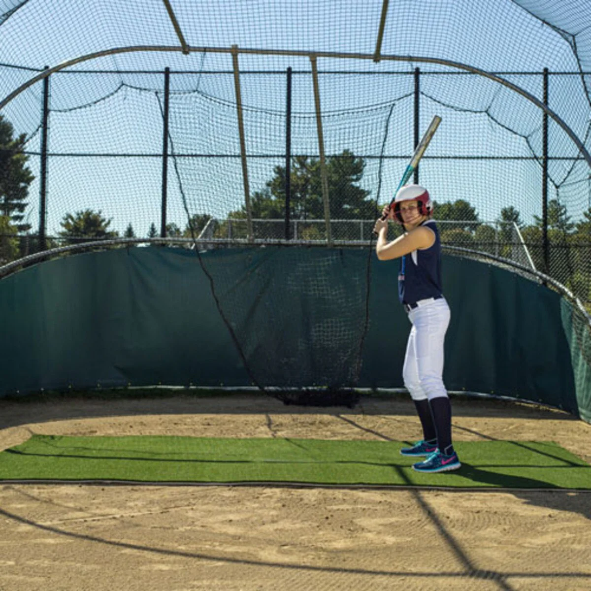 Tapis de frappe Softball sans marquage
