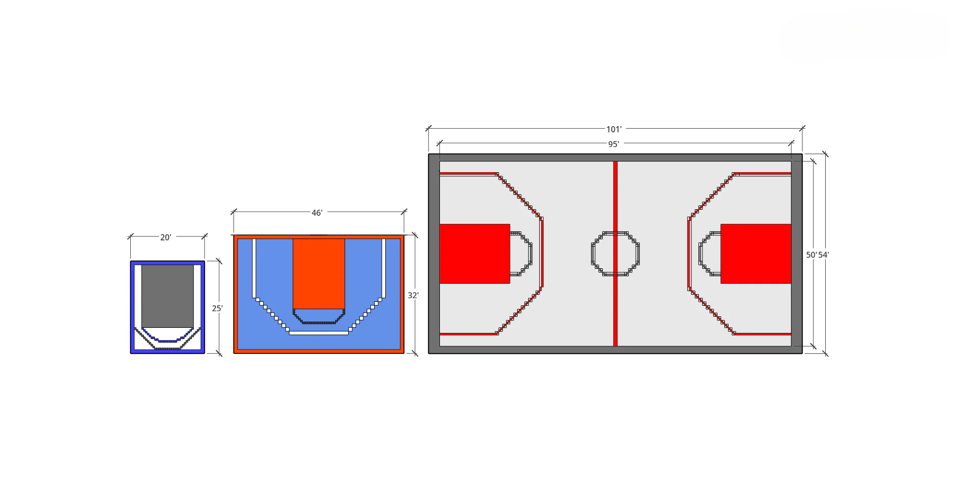 Terrains de basketball en tuiles antidérapantes - Image 8